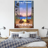 Voyageurs Nationalpark Minnesota Reiseplakat Leinwanddruck (Insitu (Schlafzimmer))
