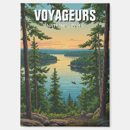 Voyageurs Nationalpark Minnesota Sunset Magnet