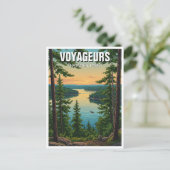 Voyageurs Nationalpark Minnesota Sunset Postkarte (Stehend Vorderseite)