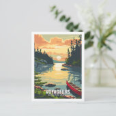 Voyageurs Nationalpark Minnesota USA Postkarte (Stehend Vorderseite)