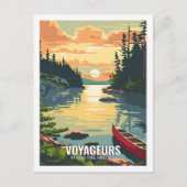 Voyageurs Nationalpark Minnesota USA Postkarte (Vorderseite)