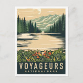 Voyageurs Nationalpark Minnesota USA Travel Postkarte (Vorderseite)