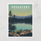 Voyageurs Nationalpark Minnesota USA Travel Postkarte (Vorderseite)