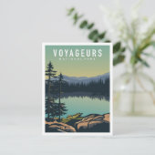 Voyageurs Nationalpark Minnesota USA Travel Postkarte (Stehend Vorderseite)