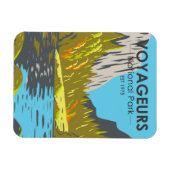Voyageurs Nationalpark Minnesota Vintag Magnet (Horizontal)