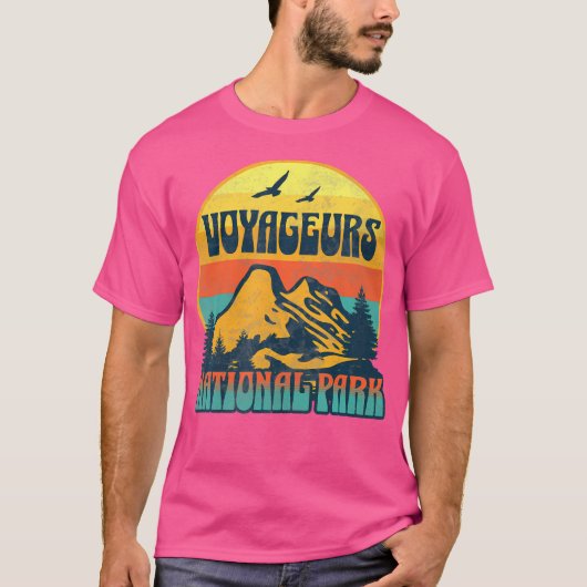 Voyageurs Nationalpark Minnesota Wandern im Val Pi T-Shirt (Vorderseite)
