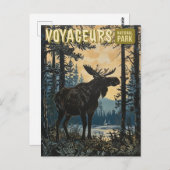 Voyageurs Nationalpark Postkarte (Vorne/Hinten)