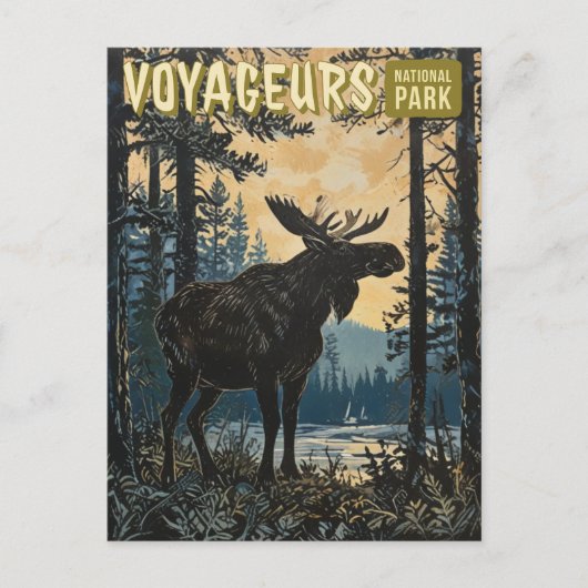 Voyageurs Nationalpark Postkarte (Vorderseite)