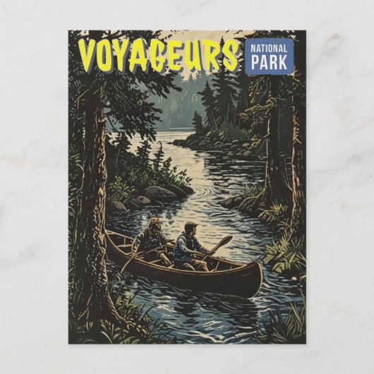 Voyageurs Nationalpark Postkarte (Vorderseite)
