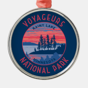 Voyageurs Nationalpark Rainy Lake Art erschüttert Ornament Aus Metall