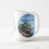 Voyageurs Nationalpark Rainy Lake Minnesota Kaffeetasse (VorderseiteRechts)