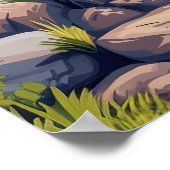 Voyageurs Nationalpark Rainy Lake Minnesota Poster (Ecke)