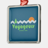 Voyageurs Nationalpark Retro Ornament Aus Metall (Links)