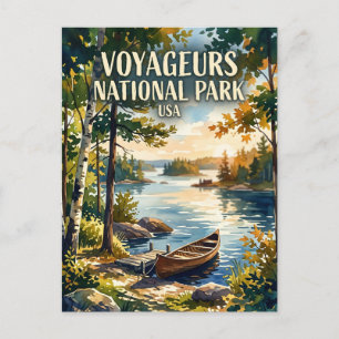Voyageurs-Nationalpark USA Postkarte