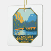 Voyageurs Nationalpark Vintag Keramikornament (Links)