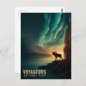 Voyageurs Nationalpark Vintag Postkarte (Vorne/Hinten)