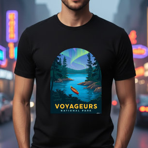 Voyageurs Nationalpark Vintage-Reise-T-Shirt T-Shirt