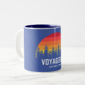 Voyageurs Nationalpark Zweifarbige Tasse (Vorderseite Links)