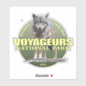 Voyaguers NP (Wolf) WT Aufkleber (Blatt)