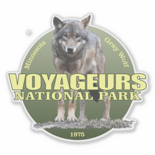 Voyaguers NP (Wolf) WT Aufkleber (Vorderseite)