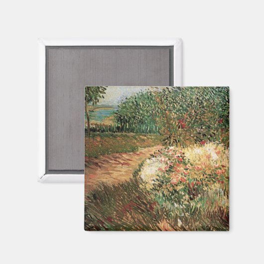 Voyer d'Argenson Park Asnieres von Vincent van Gog Magnet (Vorderseite/Rückseite)