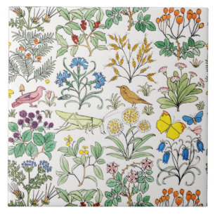 Voysey Apotheker-Garten Kunstfliese Trivet Fliese