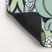 Voysey Art Nouveau Owl Nest Muster Mouse Pad Mousepad (Ecke)