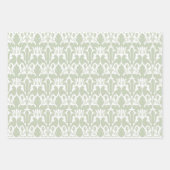Voysey in Green 19" x 29" Packpapier Sheets Geschenkpapier Set (Vorderseite 2)