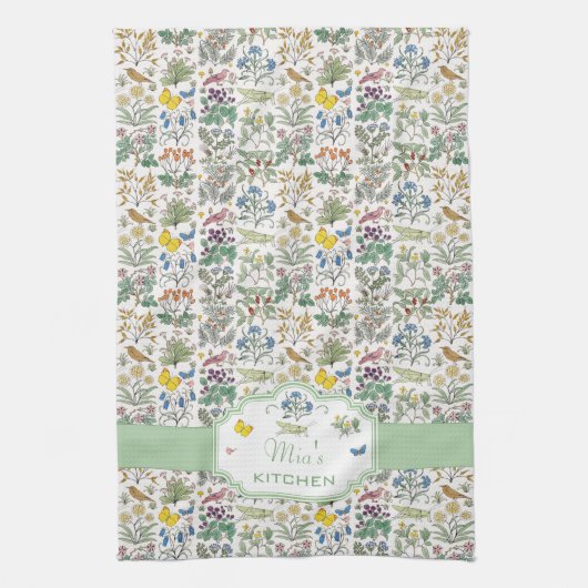 Voysey Kitchen Tea Handtuch Custom für MR. (Vertikal)