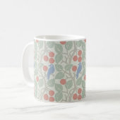 Voysey's Birds in Fruit Tree Coffee Tasse (Vorderseite Links)