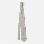 Voysey's Birds in Fruit Tree Neck Tie Krawatte (Rückseite)