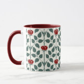 Voysey's Dark Red Briar Rose Kaffeetasse (Links)