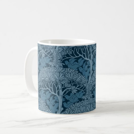 Voyseys "Savaric"-Tasse Kaffeetasse (Vorderseite Links)