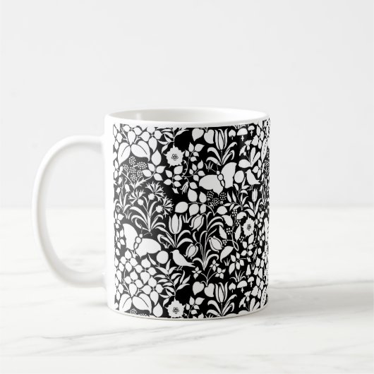 Voyseys Wildblumen Kaffee-Tasse Kaffeetasse (Links)
