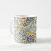Voyseys Wildblumen Kaffee-Tasse Kaffeetasse (Vorderseite Links)