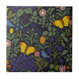 Voyseys Wildblumen Keramik Tile Fliese