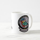 VP-1 u. IBNFE Logos auf schlichtem Weiß 15 Kaffeetasse (VorderseiteRechts)