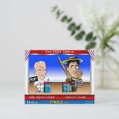 VP-Debatte Postkarte (Stehend Vorderseite)