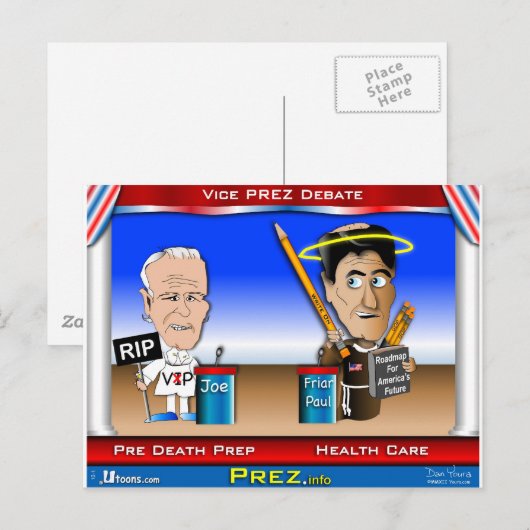 VP-Debatte Postkarte (Vorne/Hinten)