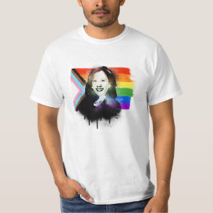 VP Kamala Harris LGBTQ Progress Prix Graffiti T-Shirt