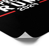 Vp Trump Funny Biden Wahl Vp Trump 2024 1 Poster (Ecke)