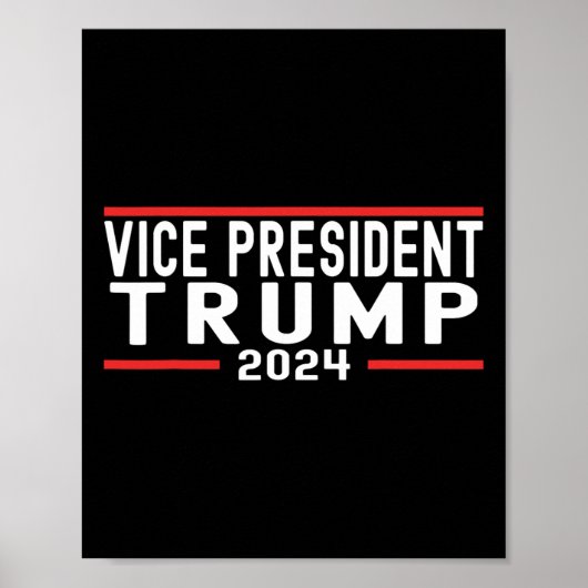 Vp Trump Funny Biden Wahl Vp Trump 2024 1 Poster (Vorne)