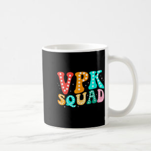 VPK Squad Lustige Rückkehr zur Schule Lehrer Schül Kaffeetasse