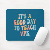 Vpk Teacher Back To School First Day Of Vpk Teache Mousepad (Mit Mouse)