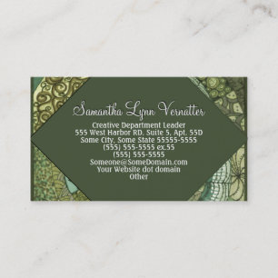 VPQ - Grüne Schattierungen Visitenkarte