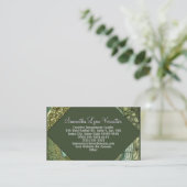 VPQ - Grüne Schattierungen Visitenkarte (Stehend Vorderseite)