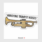 VQ Annoying Trumpet-Geräusche Aufkleber (Blatt)