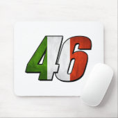 VR46flag Mousepad (Mit Mouse)