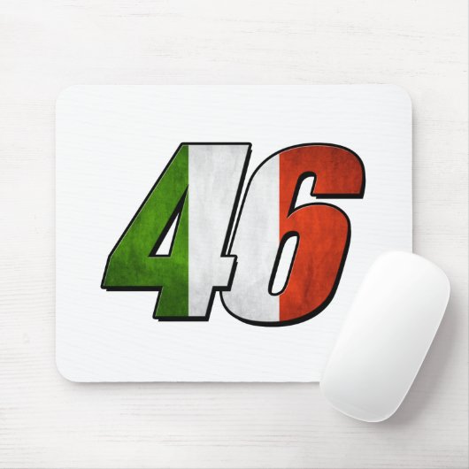 VR46flag Mousepad (Mit Mouse)
