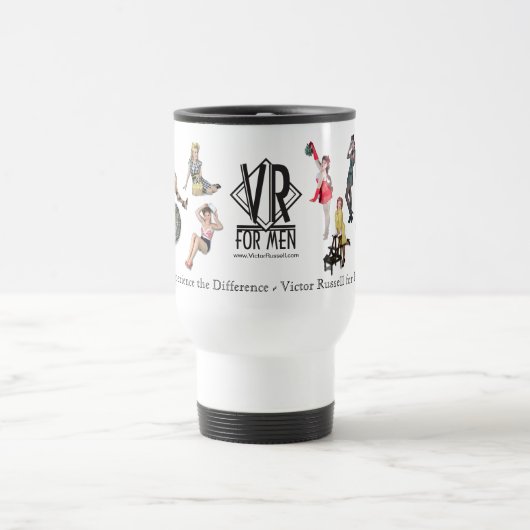 VR4MEN Pinup-Tasse Reisebecher (Mittel)